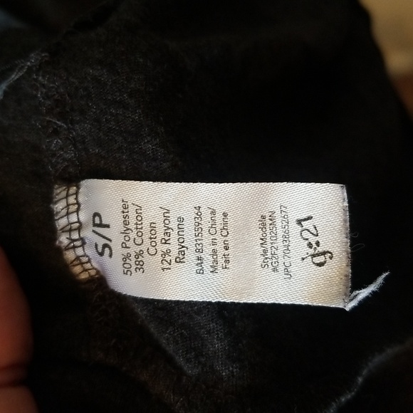 10/$10   G21 Black Hoody S - Picture 3 of 5